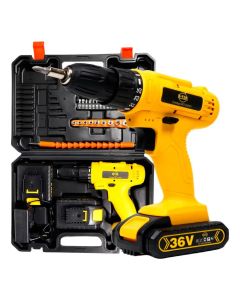 Parafusadeira Furadeira 36v 2 Baterias Bivolt e Acessórios 1