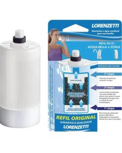 Refil Filtro de Água Lorenzetti Vitale | Acquabella Branco 1